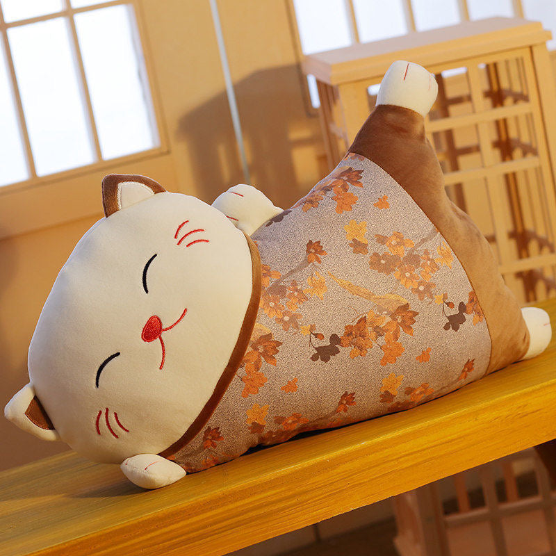 #HA1004 lucky cat cushion(with zipper washable) pillow janpaness style waist cushion living room sofa throw pillow home decor gift