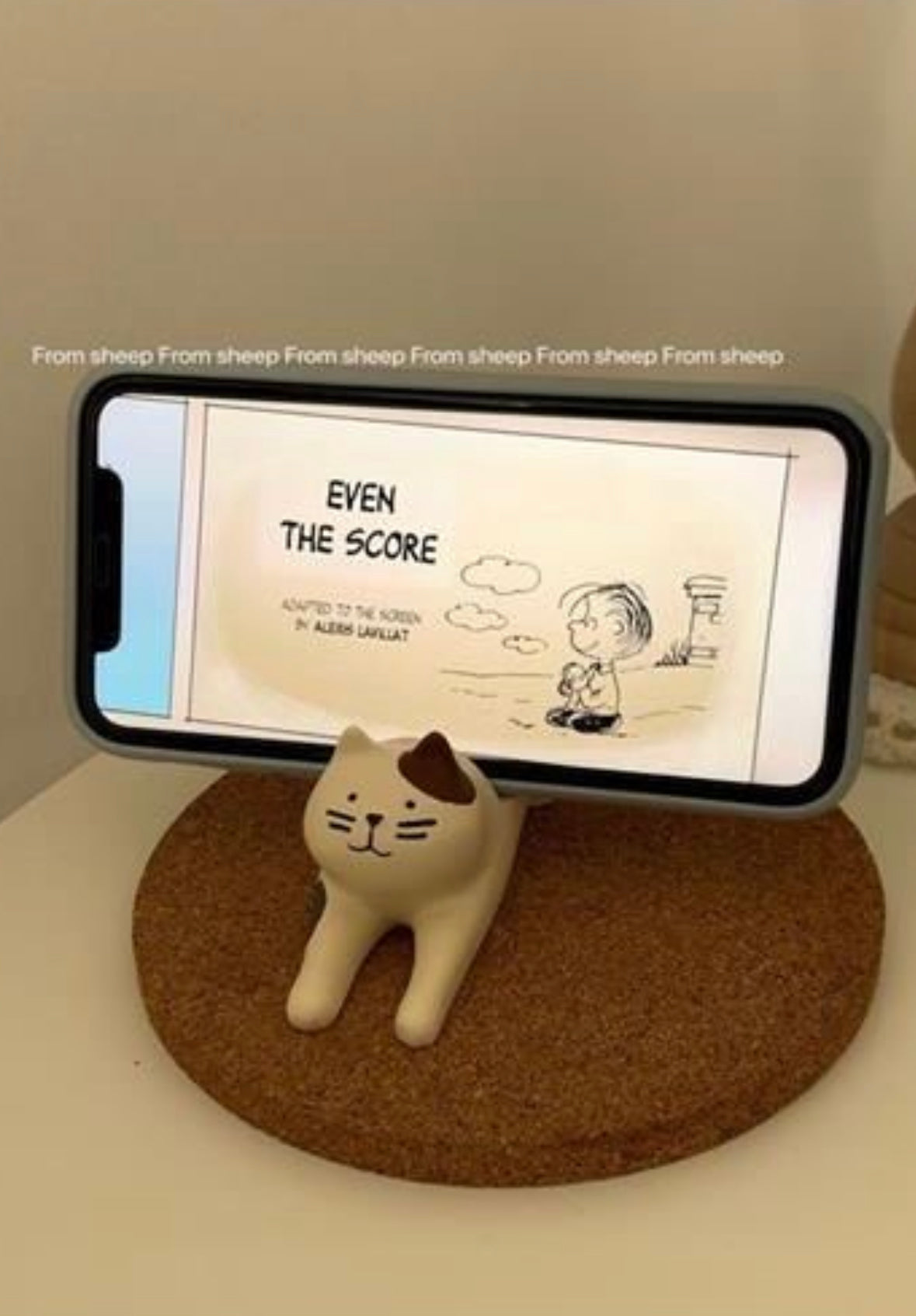 #142 lazy cat phone stand phone accessoy gift