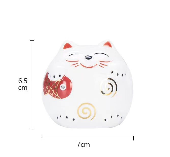 #106 ZAKKA fortune cat money bank maneki neko home deco ceramic lucky cat