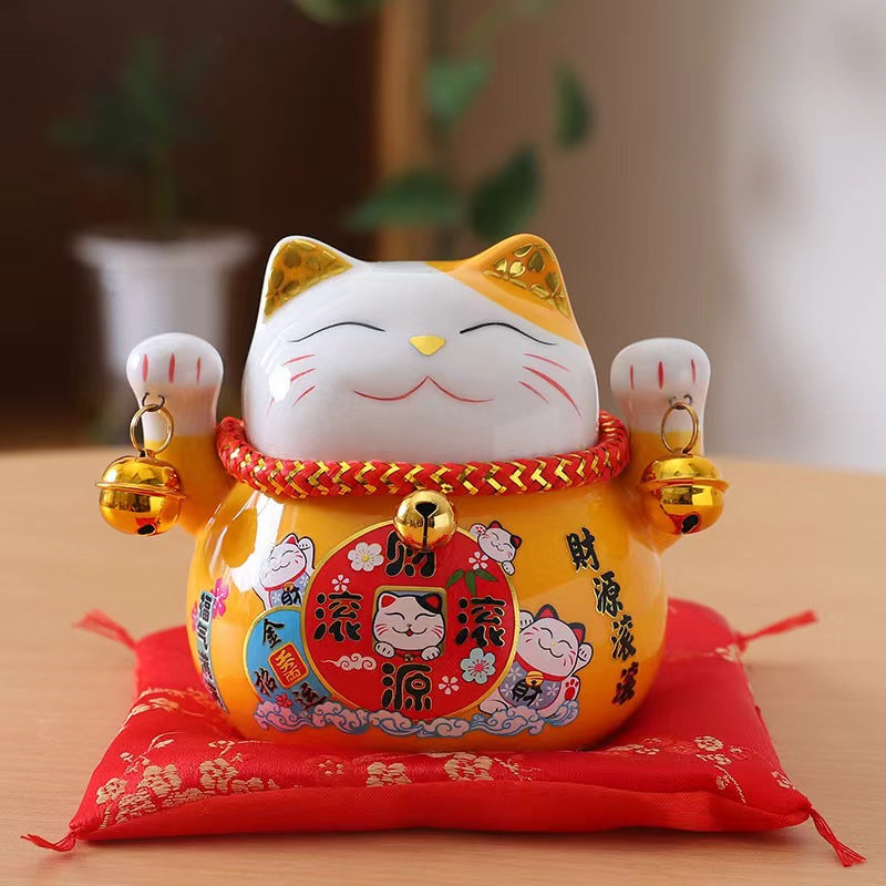 #101 Fortune cat money bank lucky cat maneki neko piggy