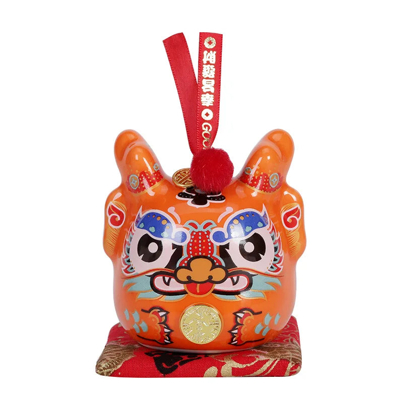 #HD1036 Dragon money bank lucky dragon creative ceramic zodiac dragon decoration
