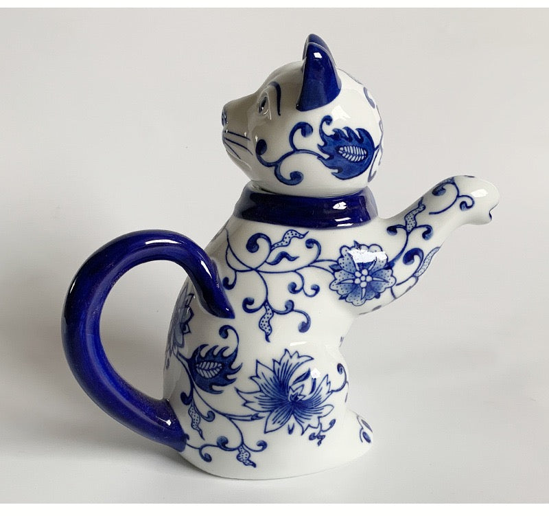 #HD1044 Milk pot wine container Cute Lucky Cat Porcelain Tea pot Creative Maneki Neko tea pot