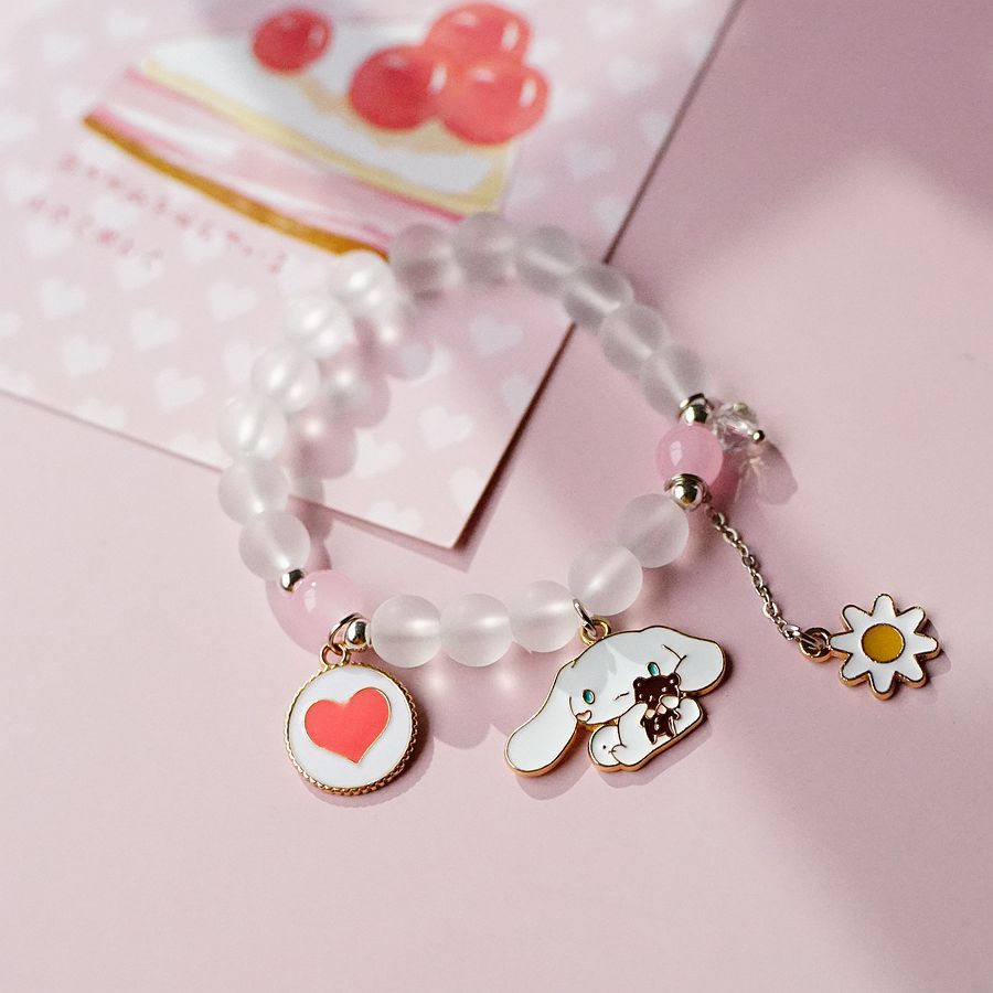 6 pcs lot styles Kawaii Sanrio Anime bracelet cinnamoroll kuromi