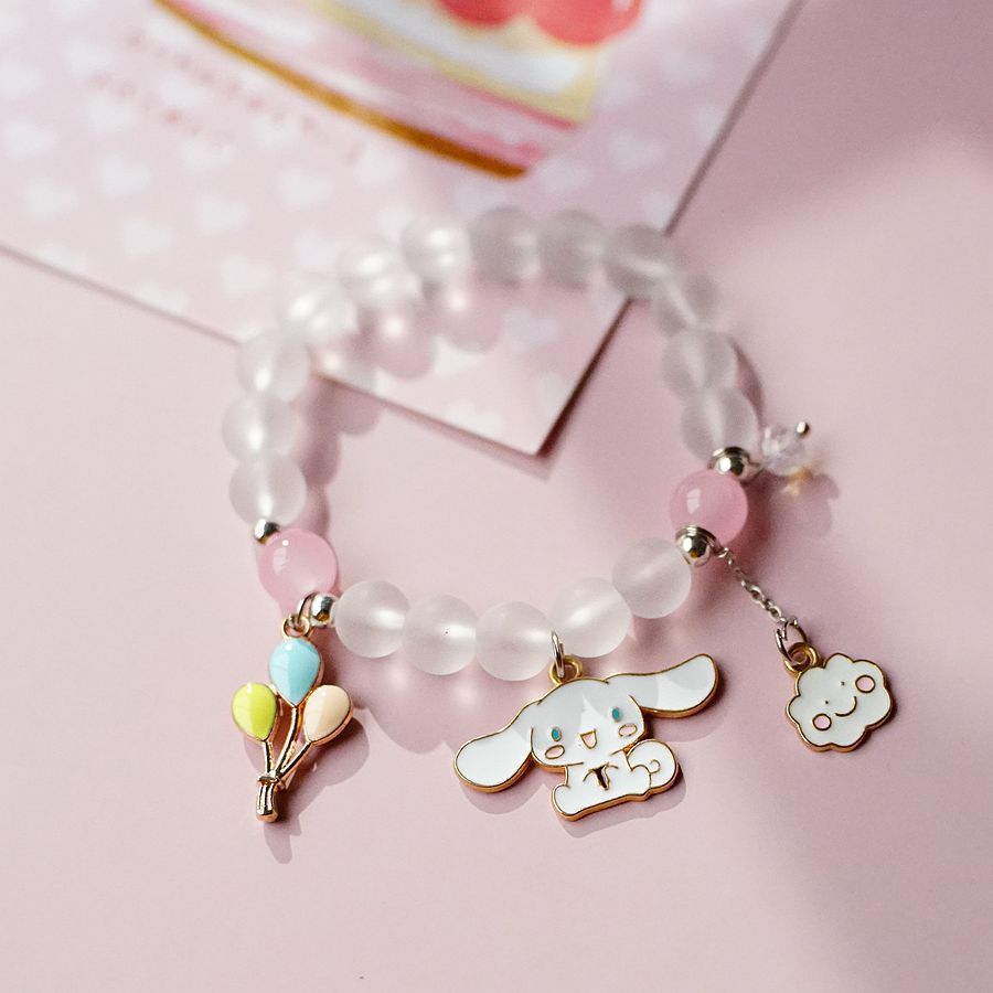 6 pcs lot styles Kawaii Sanrio Anime bracelet cinnamoroll kuromi