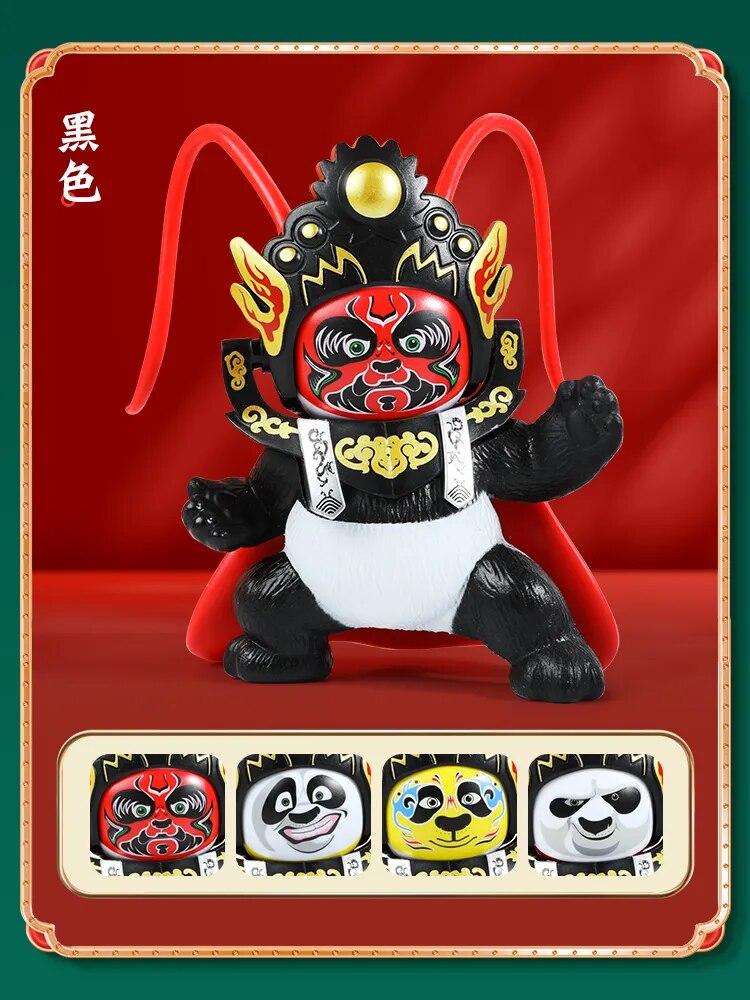 #TY1011 Sichuan opera changing  facepanda doll Sichuan facial makeup creative toys kungfu panda gift