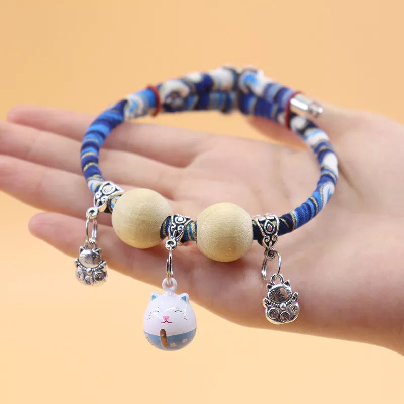 #PT1003 Cat Dog Adjustable Camphor Wood Collar Natrual insect repenllent lucky cat anti flea anti mosquito