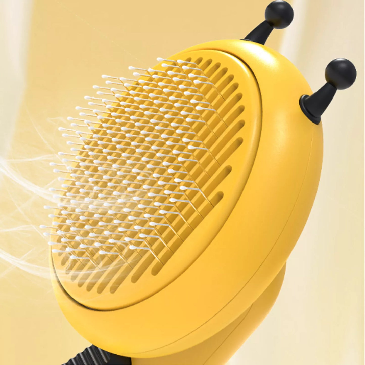 #PT1005 Cute Bee Pet hair brush Hair Remover Cat dog Comb One Button Washing