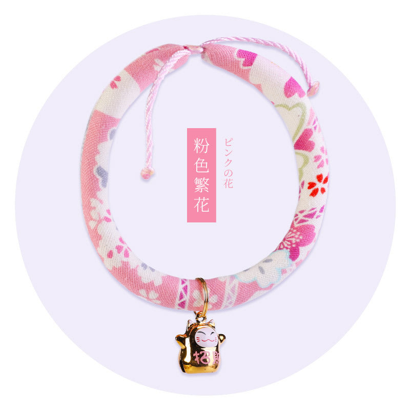 #PT1002 3 pcs lot collar necklace for cat or  dog pet supply maneki janpanese style