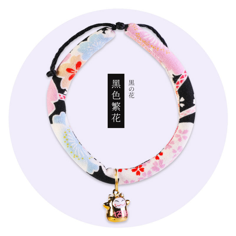 #PT1002 3 pcs lot collar necklace for cat or  dog pet supply maneki janpanese style