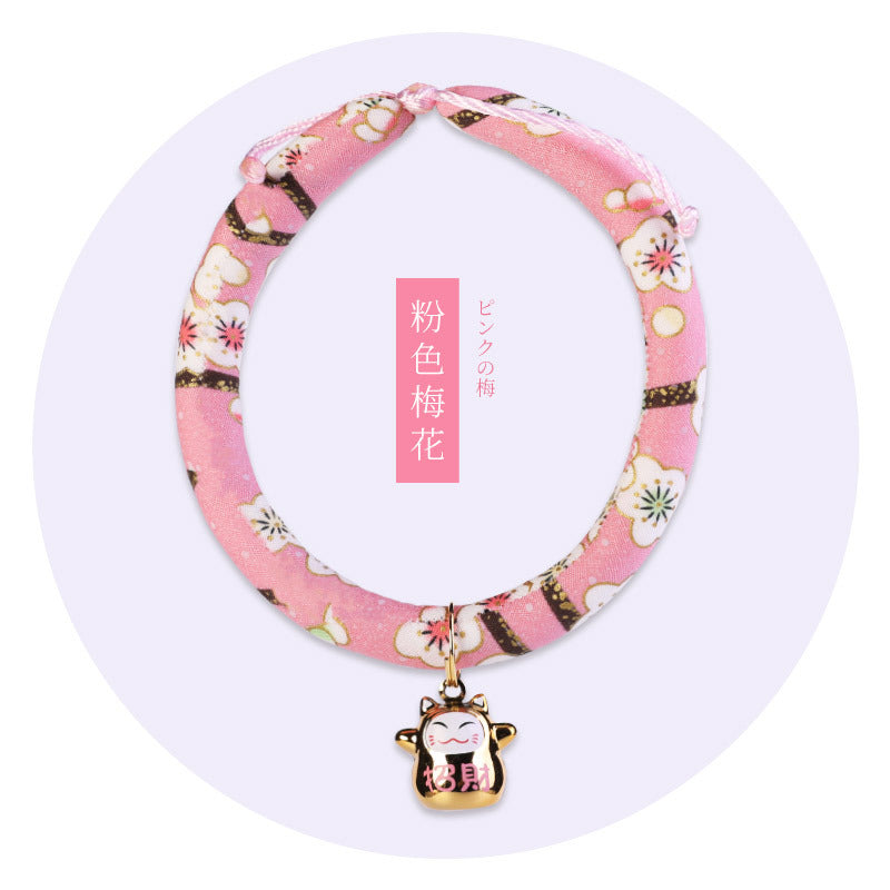 #PT1002 3 pcs lot collar necklace for cat or  dog pet supply maneki janpanese style