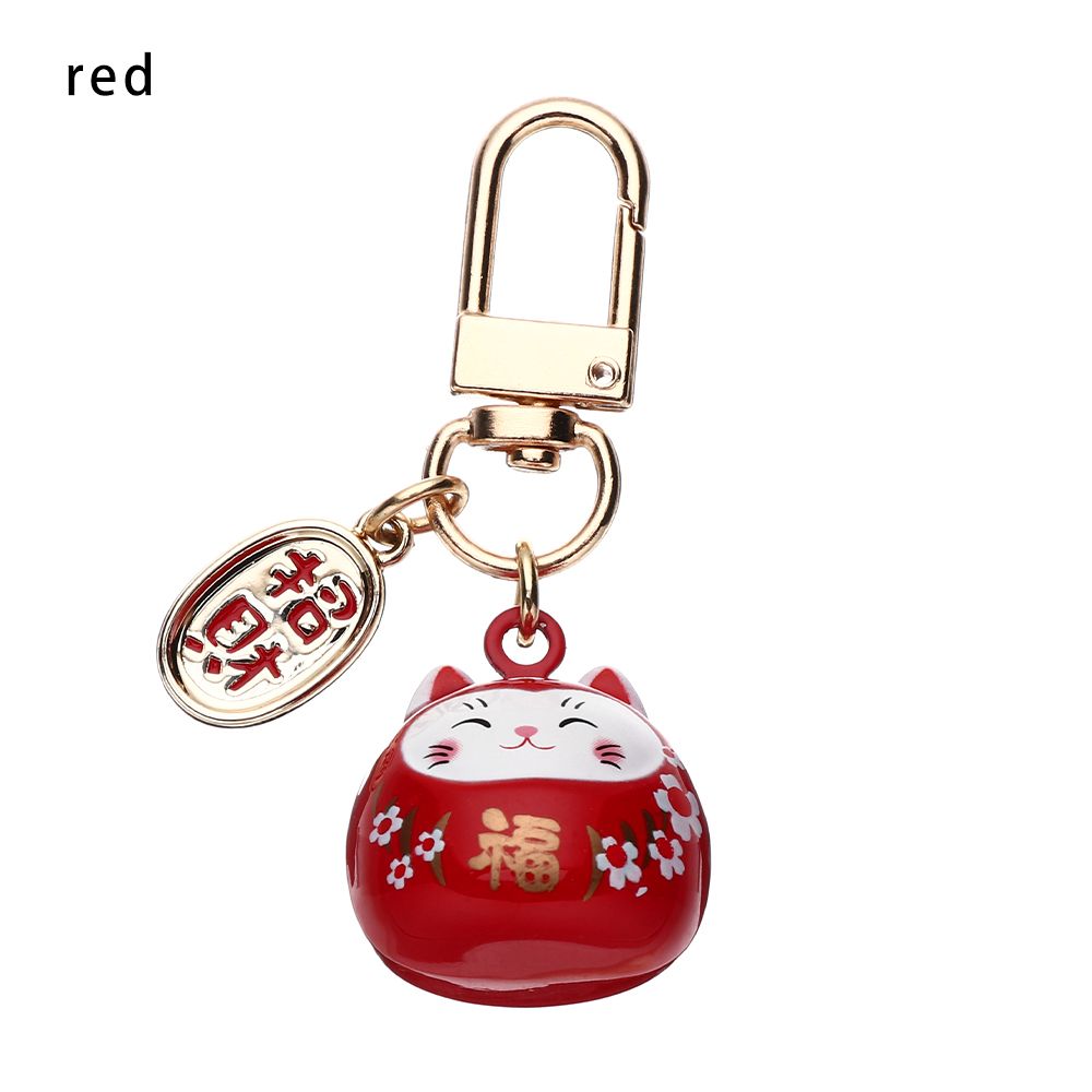 #205 3 PC lot high quality Copper Japanese Cute Lucky Cat Keychains  Key Chains handBag Charm Ornaments Pendant Keyring