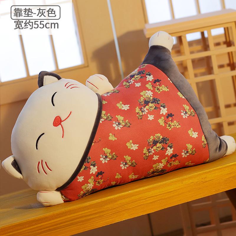 #HA1004 lucky cat cushion(with zipper washable) pillow janpaness style waist cushion living room sofa throw pillow home decor gift