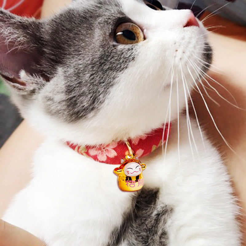 #PT1002 3 pcs lot collar necklace for cat or  dog pet supply maneki janpanese style