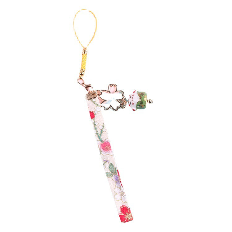 #JA1012 Japanese style lucky phone charm key chain bag hanging gift