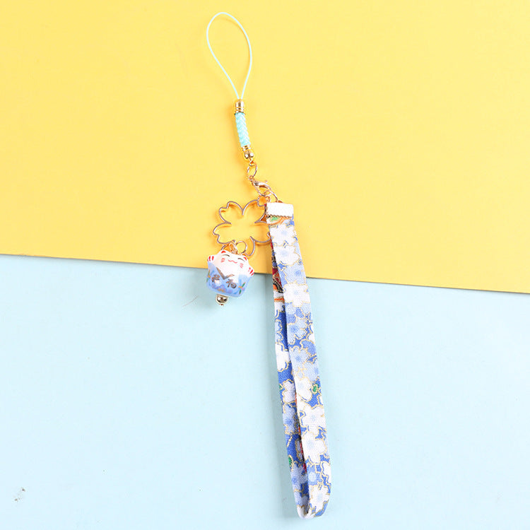 #JA1012 Japanese style lucky phone charm key chain bag hanging gift