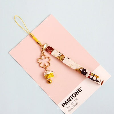 #JA1012 Japanese style lucky phone charm key chain bag hanging gift