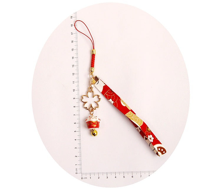 #JA1012 Japanese style lucky phone charm key chain bag hanging gift