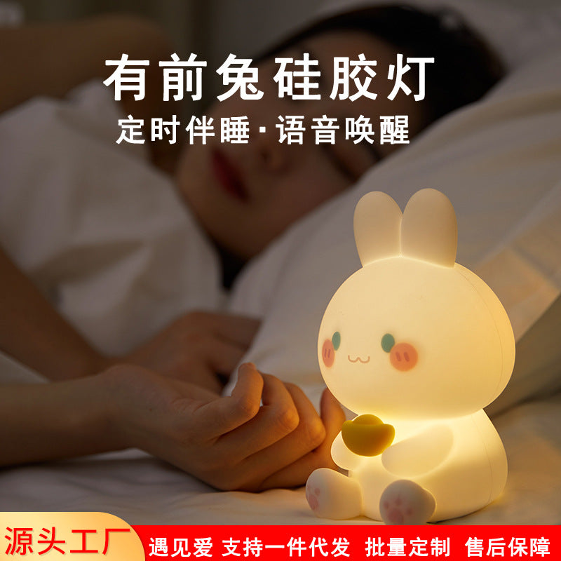 #134 Silicon Lucky Rabbit USB LED light bed light night light lamp