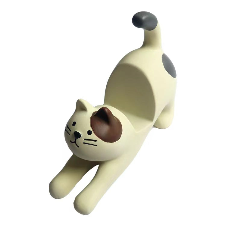 #142 lazy cat phone stand phone accessoy gift
