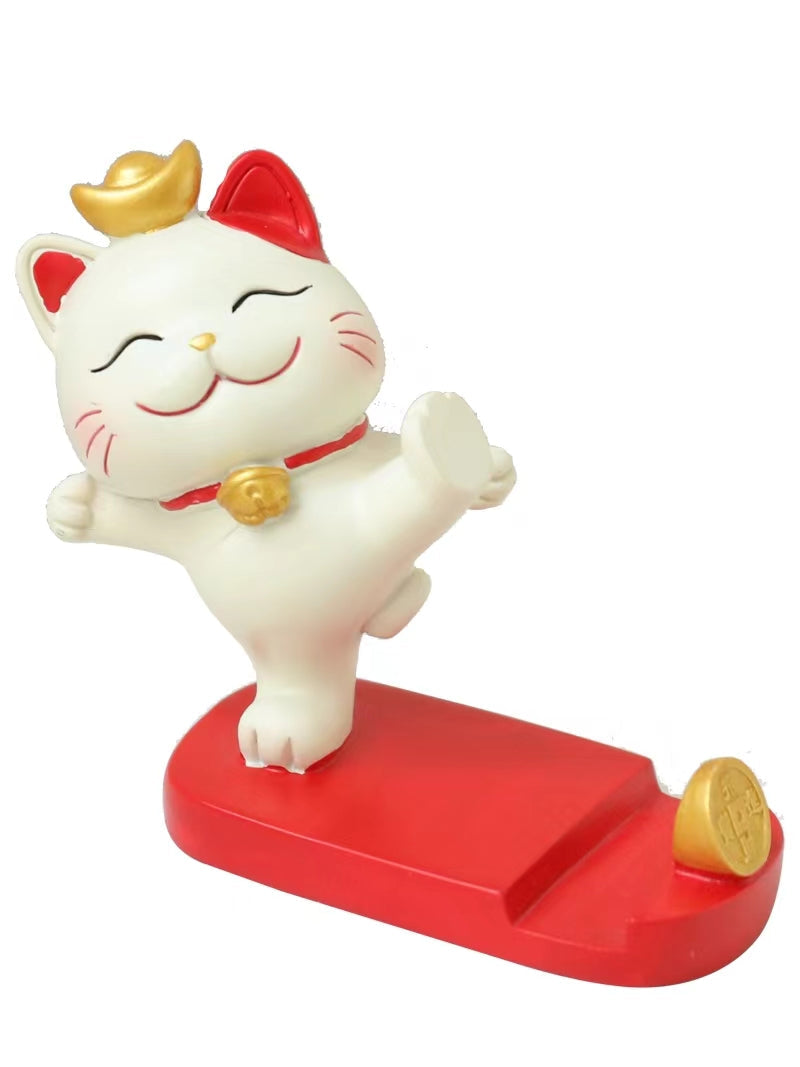 #140 Phone stand fortune cat decoration best gift