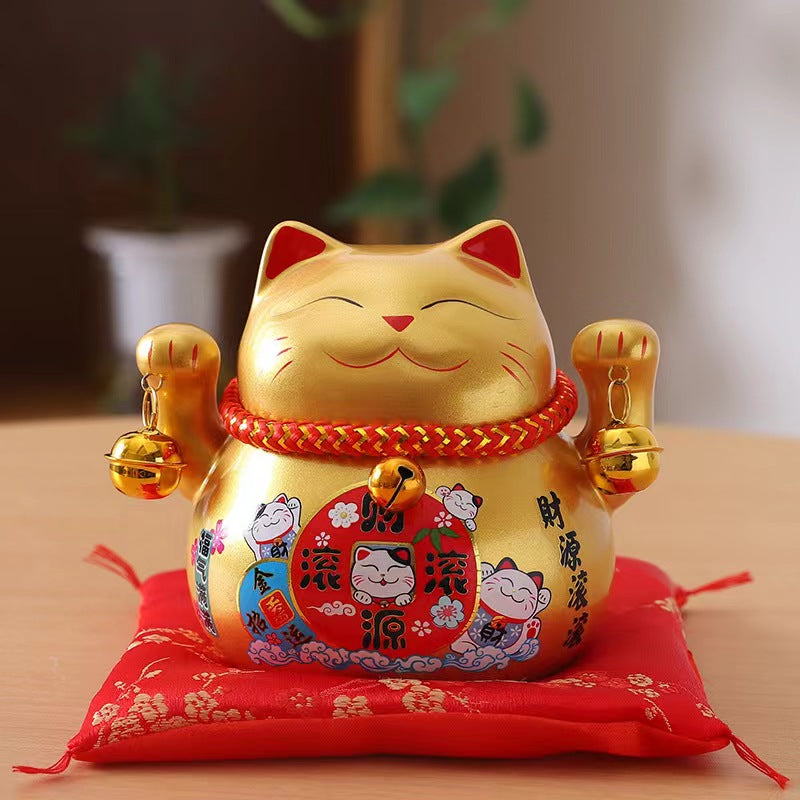 #101 Fortune cat money bank lucky cat maneki neko piggy