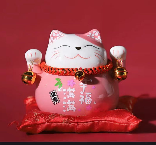#101 Fortune cat money bank lucky cat maneki neko piggy