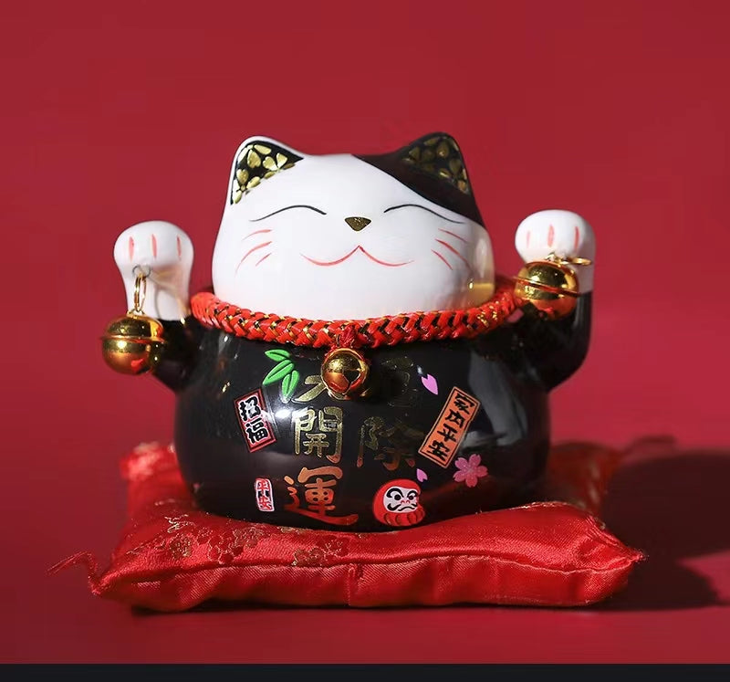 #101 Fortune cat money bank lucky cat maneki neko piggy