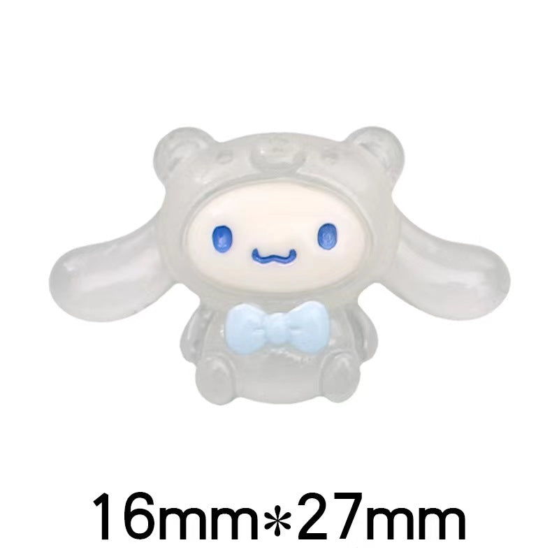#214 charm san-rio cinna-moroll melody for DIY decoration(30pcs pack)