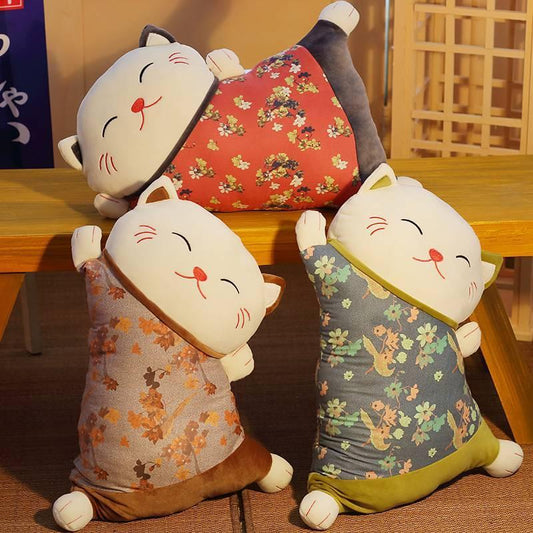 #HA1004 lucky cat cushion(with zipper washable) pillow janpaness style waist cushion living room sofa throw pillow home decor gift